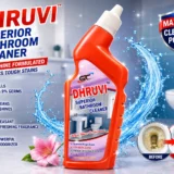 DHRUVI Superior Bathroom Cleaner with Ultra Shine Formula for Powerful Bathroom Cleaning