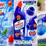 DHRUVI Superior Bathroom Cleaner with Ultra Shine Formula for Powerful Bathroom Cleaning
