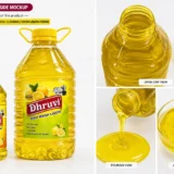 DHRUVI Lemon Dish Wash Liquid for Powerful Grease Removal and Sparkling Clean Utensils