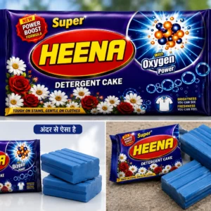 HEENA Super Oxygen Power Detergent Cake