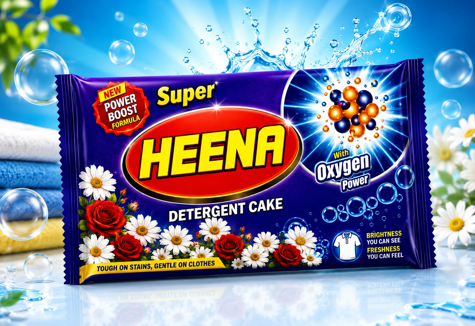 HEENA Super Oxygen Power Detergent Cake HEENA Super Oxygen Power Detergent Cake